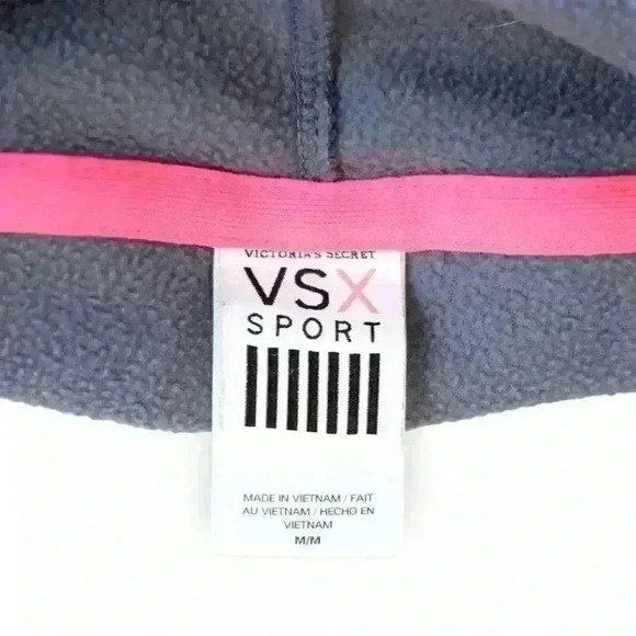Victoria's Secret VSX Sport Gray-Blue Hoodie – Size Medium - Picture 4 of 7